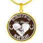 Pendant Necklace NO LONGER AT MY SIDE BUT ALWAYS IN MY HEART neck brother 26.12