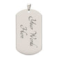 Meaningful Quote to My Wife Never Forget That I Love You Dog Tag Necklace Birthday Anniversary Graduation Gift Wife Necklace 30 inch Chain  Luxury Necklace (Silver) Stainless Steel ASIN: B0834N85GF SKU: heart_12-12_0010