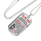 Best Gift Samurai Bushido To My Son Dog Tag Chain Unique Gifts For Boys From Dad