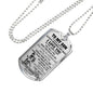 Bushido Japan Samurai Warrior Father Son Dog Tags Necklace - HOT EDITION - Personalized Birthday Gifts For Your Kids/Child/ Boys On Xmas, Birthday..HOT TREND NOW