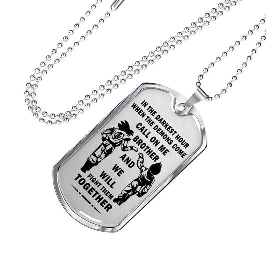 Goku & vegeta Best Friend Big Brother Men's Jewelry