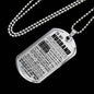 My Love Necklace - To My Husband Dog Tag Jewelry - LIMITED VERSION - Meaningful Quote - Unique Gifts For Men on  Birthday