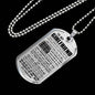 Girlfriend Necklace - To My Love Dog Tag - You Are My Love, My Life, My Inspiration - Meaningful quote - NEWEST DESIGN - Romantic Birthday Gifts ideas For Girlfriend Gifts