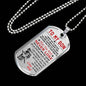 Best Gift Samurai Bushido To My Son Dog Tag Chain Unique Gifts For Boys From Dad