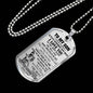 Bushido Japan Samurai Warrior Father Son Dog Tags Necklace - HOT EDITION - Personalized Birthday Gifts For Your Kids/Child/ Boys On Xmas, Birthday..HOT TREND NOW