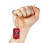 Dad dog tag stainless steel - Father Husband Protector Hero - Best Gifts for Dad