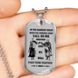 AZ Gifts Big Brother Dog Tag Chain Mens Jewelry Fan Viking Warrior Lover -in The Darkest Hour When The Demon Comes .- Inspirational Gift for Men Best Friend On Birthday Xmas 30 Inch Chain