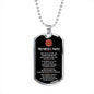 Gifts FIREFIGHTER'S PRAYER When I Am Called to Duty God Wherever Flames May Rage Dog Tag Pendant Necklace dog tag silver ASIN: B08HSGRJDM