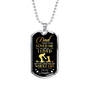 Dogtag To My Dad From Daughter - Dad I Know You Are Love Me As Long As I Lived- My Whole Life - Best Gifts Daughter To Dad, Gifts on Father’s Day, Christmas, Happy Birthday Dad