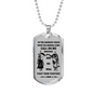 AZ Gifts Big Brother Dog Tag Chain Mens Jewelry Fan Viking Warrior Lover -in The Darkest Hour When The Demon Comes .- Inspirational Gift for Men Best Friend On Birthday Xmas 30 Inch Chain