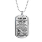 Bushido Japan Samurai Warrior Father Son Dog Tags Necklace - HOT EDITION - Personalized Birthday Gifts For Your Kids/Child/ Boys On Xmas, Birthday..HOT TREND NOW