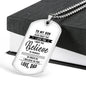 Family Reunion Gift For Son To my Son Necklace Necklace Military Men's Jewelry 30 inch silver beaded chain