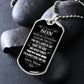 B0BK4L1M66 Necklace for Son, Gift for Adult Son, To My Son From Mom, Son Gifts From Mom and Dad, Mother and Son Necklace Birthday Christmas Cuban Link Chain Necklace for athletes Confirmation Gifts fro Teen boys