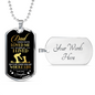 Dogtag To My Dad From Daughter - Dad I Know You Are Love Me As Long As I Lived- My Whole Life - Best Gifts Daughter To Dad, Gifts on Father’s Day, Christmas, Happy Birthday Dad