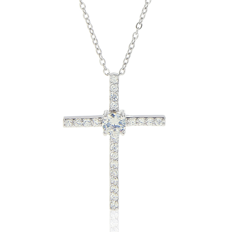 Cz Cross Necklace for my mom
