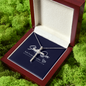 CZ Cross Necklace