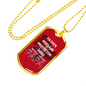 Dad dog tag stainless steel - Father Husband Protector Hero - Best Gifts for Dad