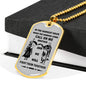 AZ Gifts Big Brother Dog Tag Chain Mens Jewelry Fan Viking Warrior Lover -in The Darkest Hour When The Demon Comes .- Inspirational Gift for Men Best Friend On Birthday Xmas 30 Inch Chain