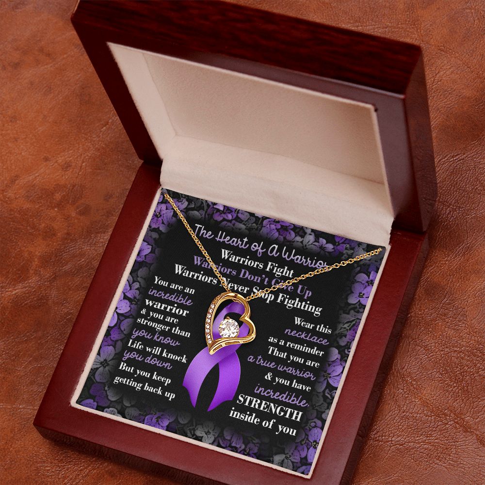 Necklacexinvaicadai28-1_596 Necklace Pancreatic Cancer Awareness Forever Love Pendant Necklace – Purple Ribbon Cancer Survivor Jewelry Wedding Day, Gift for Daughter Gifts Christmas, on Birthday Luxury Necklace bac
