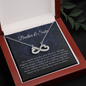 Best Gifts Infinity Hearts Necklace, Brother And Sister Necklace, Gift For Sister, Gift From Brother, Brother And Sister Gift, Little Sister Gift From Christmas Gifts on Brithday Silver Luxury necklac