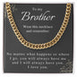 Gifts Brother Gift, Birthday Gift For Brother, Brother Present, Happy Birthday Brother, Cuban Link Chain, Brother Necklace, To Brother From Sister Stainless Steel Silver / Standard Box ASIN: B0BLSTSHCM SKU: Cubanforbrother11082022_4