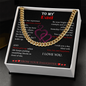 Fathers Day Gifts for Mens Cuban Link Chain Necklace for Dad for Boyfriend Sliver Gold Stainless Steel on Birthday, Father's Day