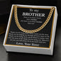 Gifts Brother Cuban Chain Necklace Brother Birthday Gift Christmas Gift for Brother Gift for Brother from Sister Older Brother Gift Brother Gift Stainless Steel Silver / Standard Box ASIN: B0BLSQBKMP SKU: Cubanforbrother11082022_3