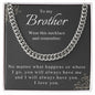 Gifts Brother Gift, Birthday Gift For Brother, Brother Present, Happy Birthday Brother, Cuban Link Chain, Brother Necklace, To Brother From Sister Stainless Steel Silver / Standard Box ASIN: B0BLSTSHCM SKU: Cubanforbrother11082022_4