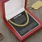 Gifts To Keep Cuban Link Chain Gift for Him, 1St for Husband, Boyfriend Gift Idea, Boyfriend Necklace, Long Distance Boyfriend Gift, Necklace Jewelry Box and Message Card, Luxury Box NECKLACE-BF-DUCVIN271221-07