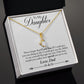 B08KNRHLSF Necklace Gifts To My Daughter Necklace, Gift For Daughter From Dad, Daughter Gift For Wedding Day, Daughter Necklace From Dad, Gift For Daughter Birthday Gifts Christmas, on Birthday Luxury necklace