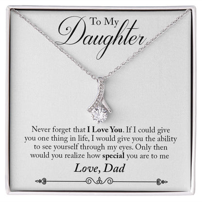 B08KNRHLSF Necklace Gifts To My Daughter Necklace, Gift For Daughter From Dad, Daughter Gift For Wedding Day, Daughter Necklace From Dad, Gift For Daughter Birthday Gifts Christmas, on Birthday Luxury necklace