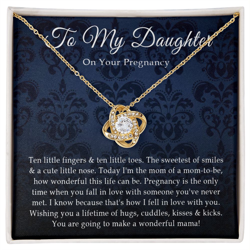 ThisisSuperrrrrFranky15092022_5 Daughter Pregnancy Gift - Sterling Silver Love Heart, Gift For Pregnant Daughter From Mom, First Time Mom Gift for Expecting Mother, Birthday Gifts For Expecting Daughter, Mom To Be Gift Necklace