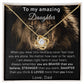 ASIN: B0BFZ5S7X9 SKU: Bestgiftfordaughter20-08-2022_4 	 Necklace Gifts To My Daughter From Dad Love Knot Necklace