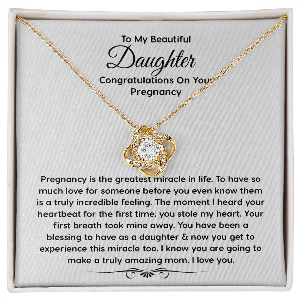 ThisisSuperrrrrFranky15092022_6 Daughter Pregnancy Gift - Sterling Silver Love Heart, Gift For Pregnant