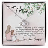 Mom Necklace, To My Mom Necklace – Thank You Mom Gift From Daughter, Necklace Gift Box, Small Jewelry Gift Box, Card Box, Birthday Gift Necklace, Mothers Day Gifts (Luxury Box)
