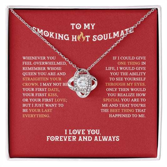 NECKLACE-SOULMATE-DUCVIN250122-04 	 Gifts To Keep to My Smokin' Hot Soulmate, Necklace with Meaningful Message Card, Luxury Jewelry for Her, Gift Idea On Valentines Day, Anniversary, Birthday, Wedding, Version 3