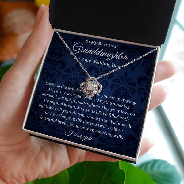 B08XH711VL Granddaughter Wedding Day Gift, to Bride from GrandmaGrandpa Necklacenhinthaygichuaknot24-1_282