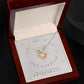 Meaningfull Bridesmaid Necklace Gift Jewelry Gifts Pendant Bridal Initial Shower Her Wedding Love Knot White Gold Stainless Steel Necklace Valentine S include Standard Box Wedding Day, Gift For Daught ASIN: B08XW7Q82G SKU: KKlaiknornecklace2-3_23