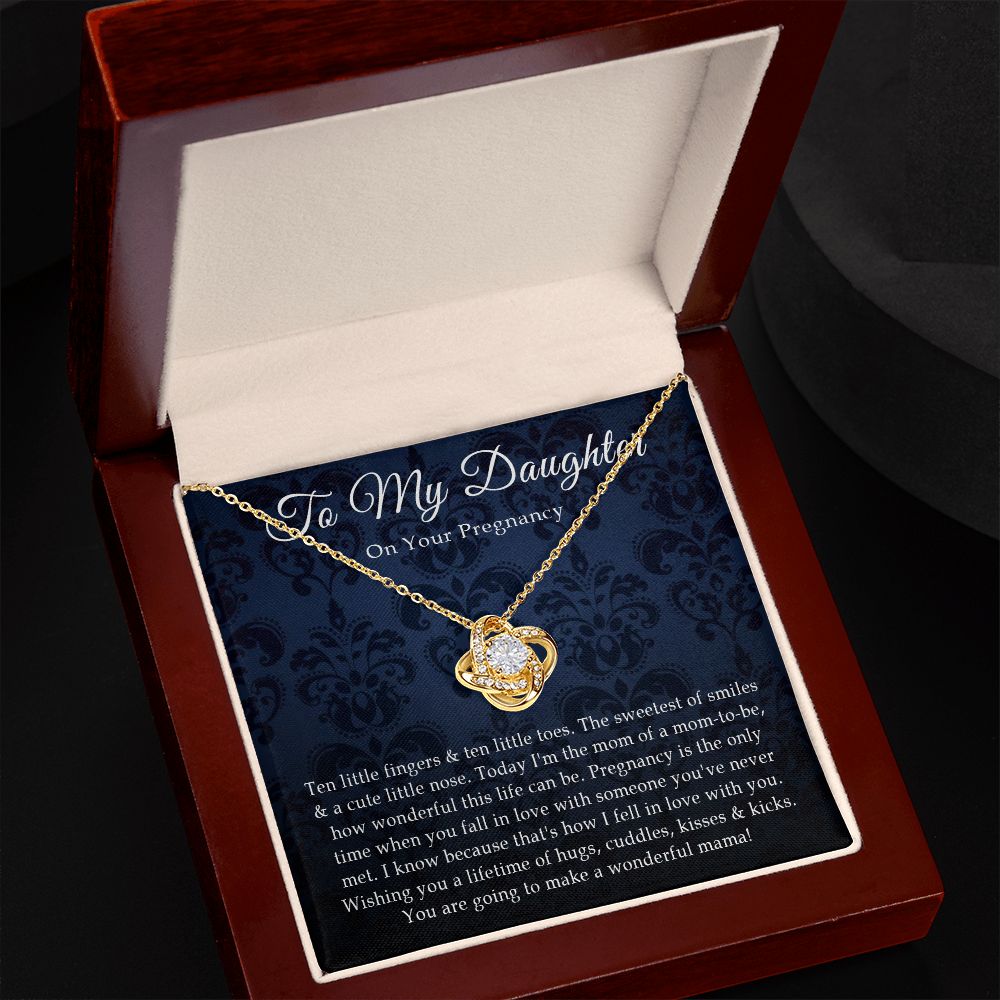 ThisisSuperrrrrFranky15092022_5 Daughter Pregnancy Gift - Sterling Silver Love Heart, Gift For Pregnant Daughter From Mom, First Time Mom Gift for Expecting Mother, Birthday Gifts For Expecting Daughter, Mom To Be Gift Necklace