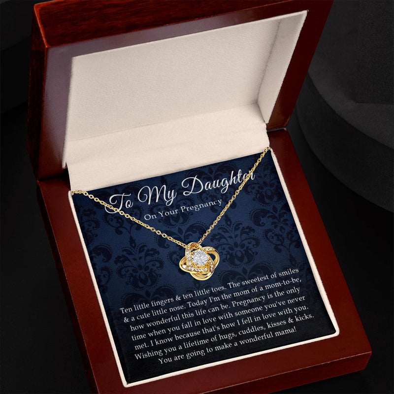 ThisisSuperrrrrFranky15092022_5 Daughter Pregnancy Gift - Sterling Silver Love Heart, Gift For Pregnant Daughter From Mom, First Time Mom Gift for Expecting Mother, Birthday Gifts For Expecting Daughter, Mom To Be Gift Necklace