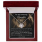 ASIN: B0BFZ5S7X9 SKU: Bestgiftfordaughter20-08-2022_4 	 Necklace Gifts To My Daughter From Dad Love Knot Necklace