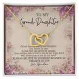 From Grandma To My Granddaughter Necklace A Link That Can Never Be Undone Interlocking Hearts Pendant Necklace Gifts Christmas, Birthday wedding ASIN: B0BB2YYR5F SKU: Sale18-8-2022TestGranddaughter_4