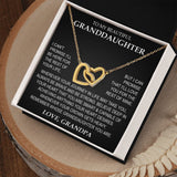 SellanythingsupperFranky_7 To My Beautiful Granddaughter Necklace, Granddaughter Gift from Grandpa, Grandma, Birthday Graduation Gift, Christmas Gift for Her On Birthday, Graduation, Granddaughter Wedding, Valentines, Mothers Day, Christmas