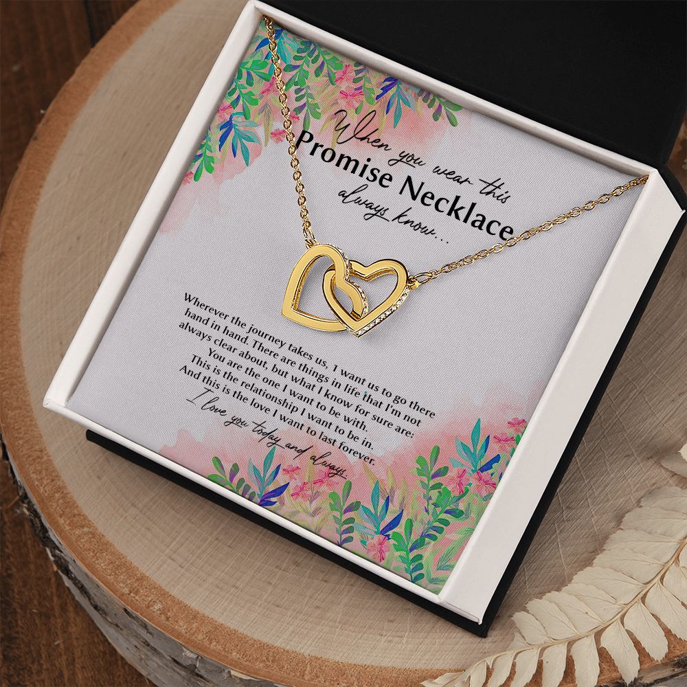 Necklace To My Wife When You Wear This Promise Necklace Always Know Interlocking Hearts Pendant Necklace Wedding Day, Gift For Daughter Gifts Christmas, on Birthday Luxury necklace (x1) 48.95 laisalevongkinhthat29-1_43