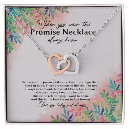 Necklace To My Wife When You Wear This Promise Necklace Always Know Interlocking Hearts Pendant Necklace Wedding Day, Gift For Daughter Gifts Christmas, on Birthday Luxury necklace (x1) 48.95 laisalevongkinhthat29-1_43