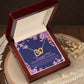 Neckalce To My Beautiful Granddaughter I Squeezed This Necklace Really Tight Joined Interlocking Hearts Necklace Gifts Christmas, Birthday wedding ASIN: B0BB2XXND4 SKU: Sale18-8-2022TestGranddaughter_10