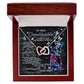 My Dear Granddaughter I Love You Always And Forever Interlocking Hearts Pendant Necklace - Granddaughter Gift on Wedding, Christmas, Birthday gifts ASIN: B0BB31QQ1S SKU: Sale18-8-2022TestGranddaughter_9