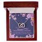 Neckalce To My Beautiful Granddaughter I Squeezed This Necklace Really Tight Joined Interlocking Hearts Necklace Gifts Christmas, Birthday wedding ASIN: B0BB2XXND4 SKU: Sale18-8-2022TestGranddaughter_10