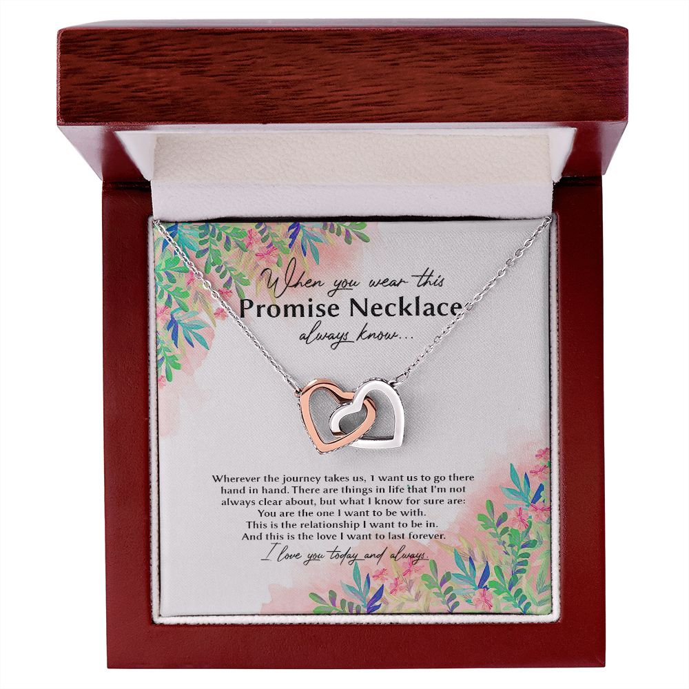 Necklace To My Wife When You Wear This Promise Necklace Always Know Interlocking Hearts Pendant Necklace Wedding Day, Gift For Daughter Gifts Christmas, on Birthday Luxury necklace (x1) 48.95 laisalevongkinhthat29-1_43