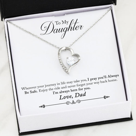 Forever Love Necklace  30-Dad-2-Daughter-Safe